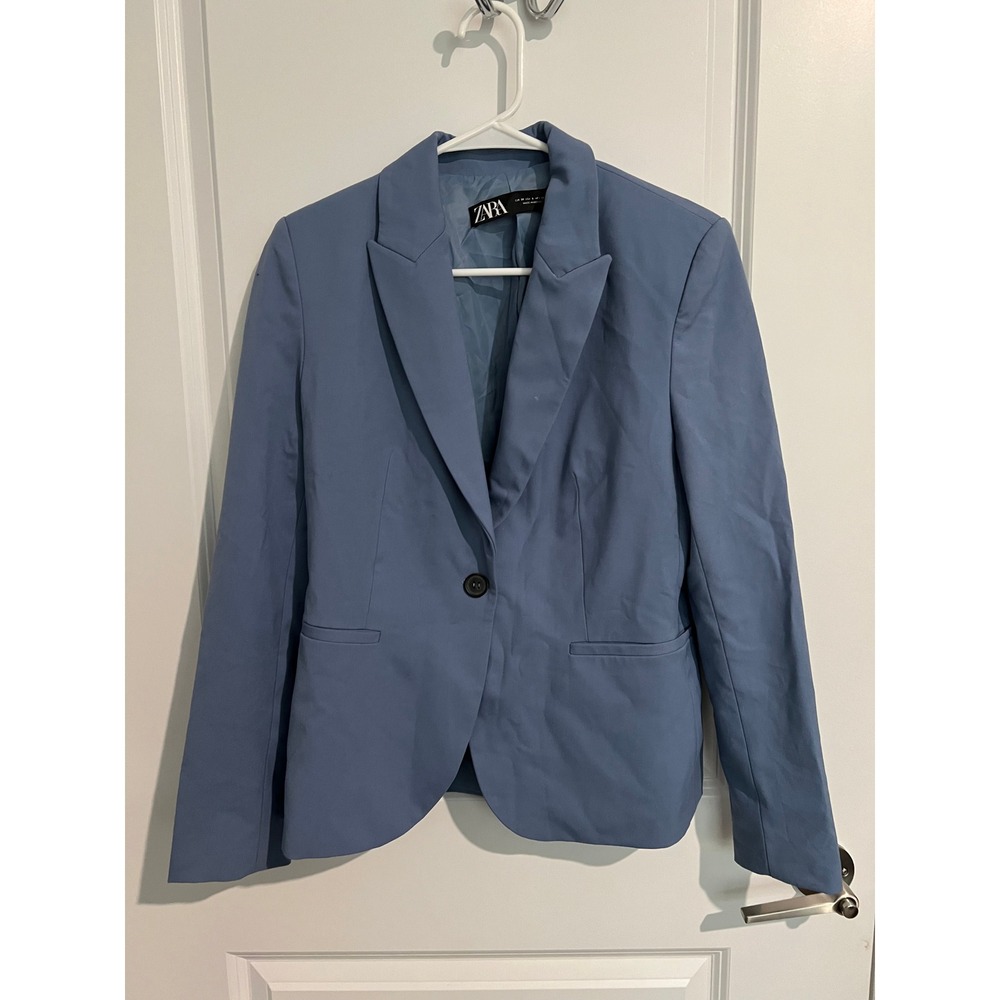 Women's Zara Blazer‎ - Blue - Size 6